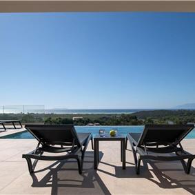 4 bedroom villa with pool & sea views, Acharavi, sleeps 8